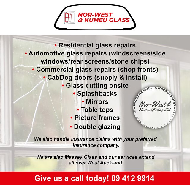 Nor-West & Kumeu Glass Services Ltd - Waitakere Primary School